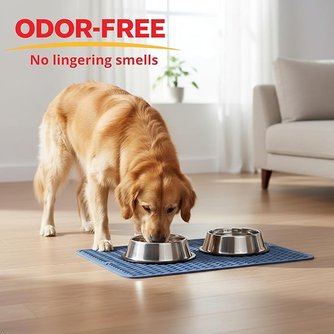 Silicone Drying Mat 16 × 12 – Royal Blue Non-Slip Sink Mat - Image 5