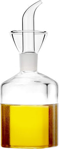 5 ounce / 150 ml Glass All-Purpose Cruet, Glass Oil Decanter and Cruet by CareforYourHealth