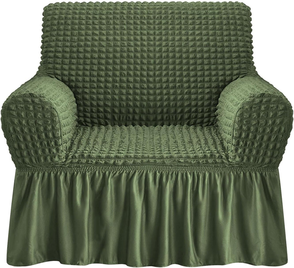 NICEEC Arm Chair Covers Armchair Covers Universal Slipcovers with Skirt