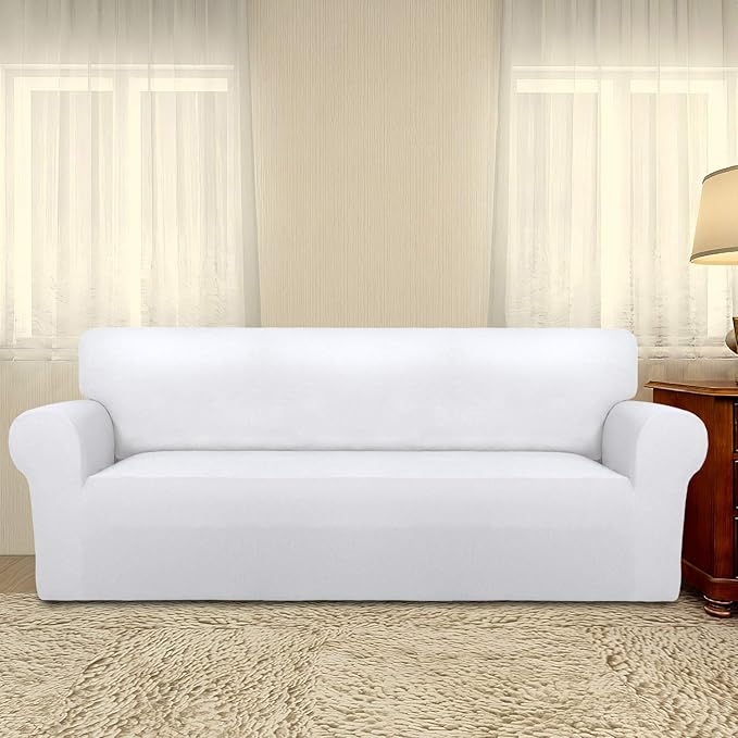 PureFit Super Stretch Sofa Slipcover – Spandex Non Slip Soft Couch Sofa Cover - Image 2