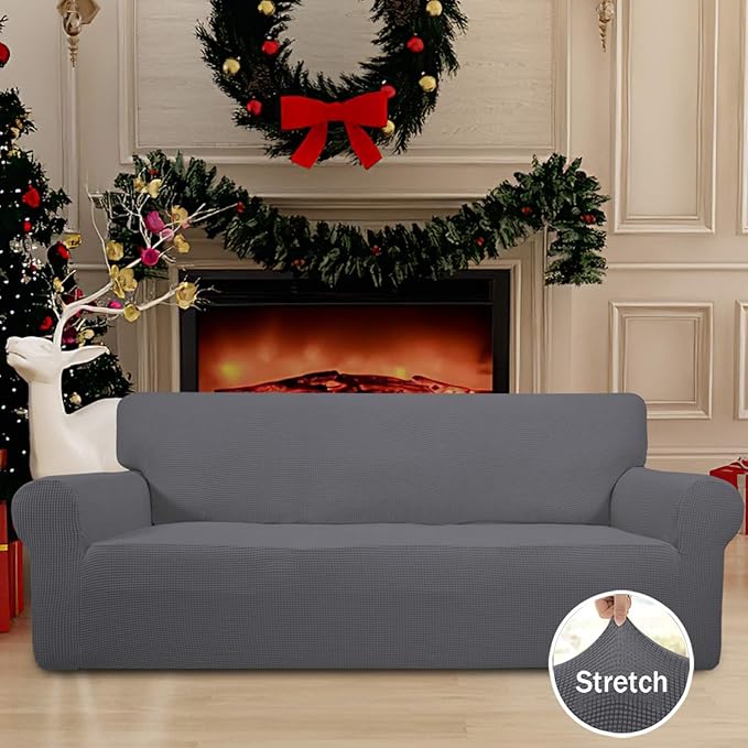 Easy-Going Stretch Sofa Slipcover 1-Piece Sofa Cover Furniture Protector Couch - Image 2