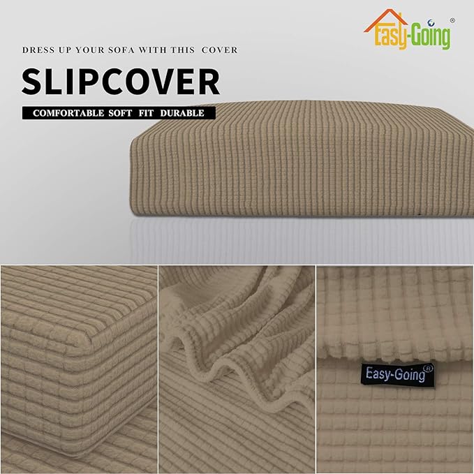 Easy-Going Stretch Cushion Cover Sofa Cushion Furniture Protector Sofa Seat - Image 4