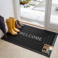 GORILLA GRIP 100% Waterproof All-Season WeatherMAX Doormat, US Designed Natural by GorillaGrip