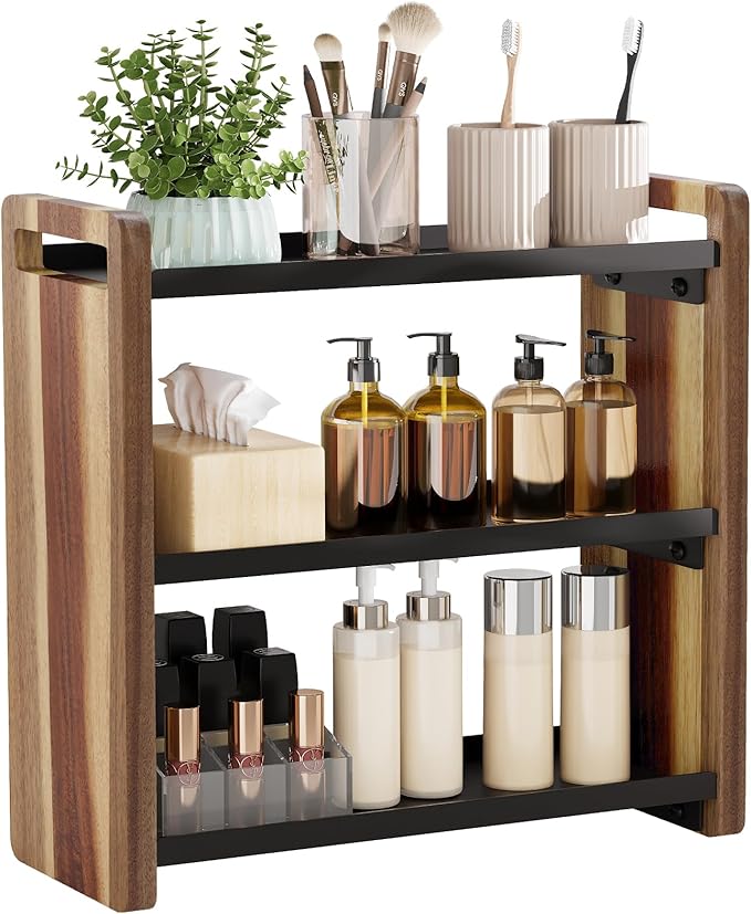 Bathroom Counter Organizer, Bathroom Counter Shelf, Bathroom Organizers by UJQSUN