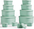ISSEVE 12Pcs/Set Nesting Silicone Food Storage Containers by ISSEVE