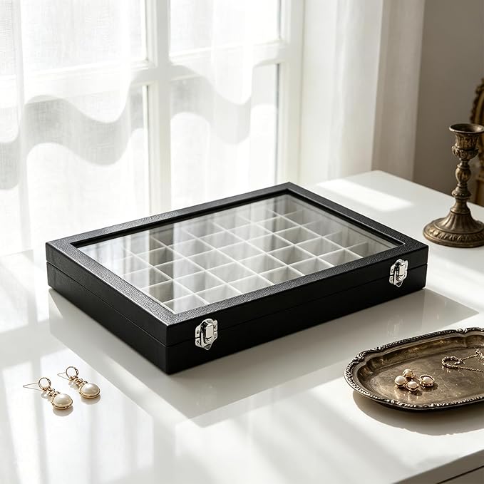 Stratalife Jewelry Organizer 48 Grid Jewelry Tray - Image 3