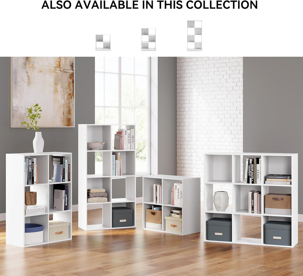 Signature Design by Ashley Onita Modern 3-Tier Floor Standing 9 Cube Organize...