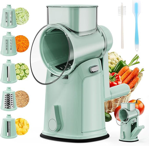 7 IN 1 Upgraded Rotary Cheese Grater by Unknown