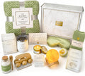 AHAGIFTREE Gift Baskets for Women,11PC Care Package with Moon Lamp,Grief,Get Well Soon After Surgery,Birthday,Think of You,Thank You,Sympathy (green)