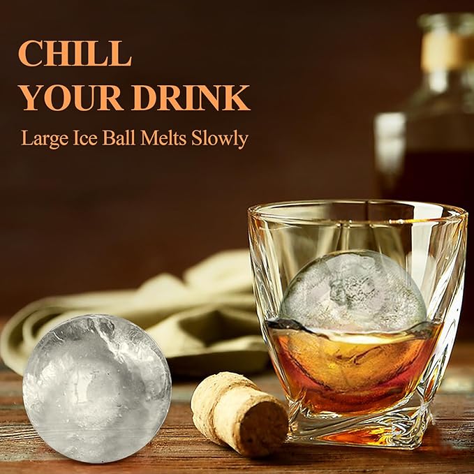 Round Ice Cube Mold, 1.8 INCH x 8, Ice Ball Maker Mold | Round Ice Cube Trays - Image 9