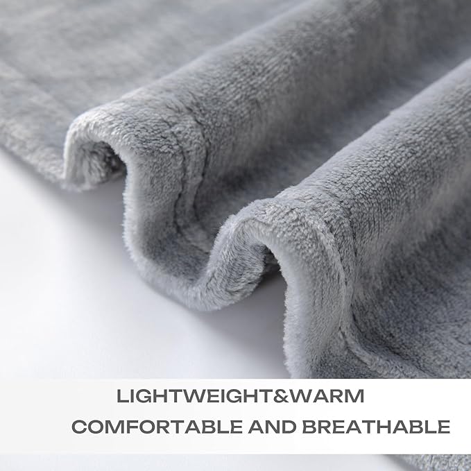 JIAHANNHA Flannel Fleece Blanket Queen Size, Super Soft Plush Fuzzy and Cozy - Image 5