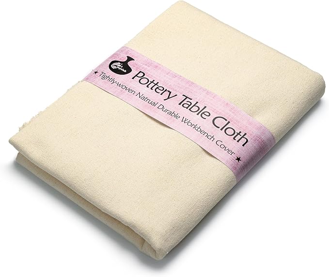 Pottery Tools and Supplies Pottery Tablecloth–Heavy Duty Linen Cotton Blend by Unknown