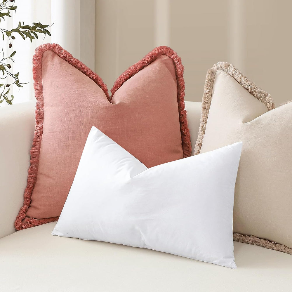 Artscope Synthetic Down Pillow Insert, 20x20 Throw Pillow Inserts Set of 2