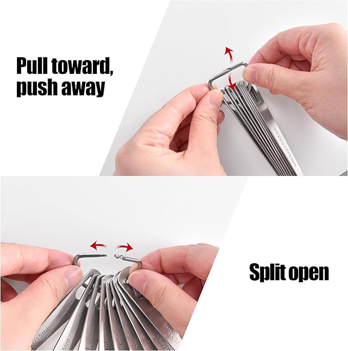Doosu Measuring Spoons Set of 9-18/8 Stainless Steel Heavy Duty Teaspoons - Image 9