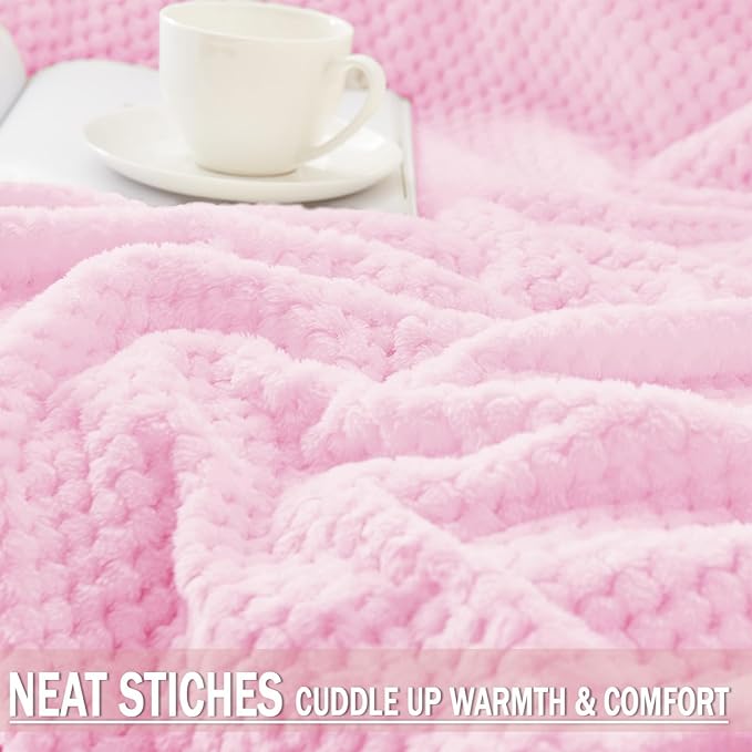 Exclusivo Mezcla Fleece Throw Blanket Extra Large, Super Soft and Warm Blankets - Image 4