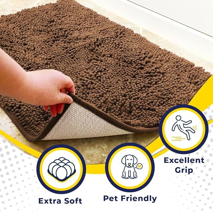 Muddy Mat® | Super Absorbent Door Mat Indoor, Microfiber Quick Dry Chenille - Image 2