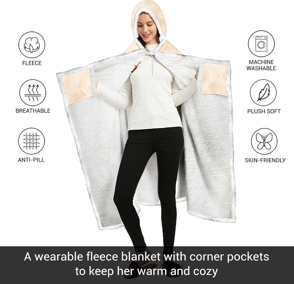 Birthday Gifts for Women - Queens Wearable Blanket
