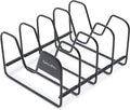 GreenPan Stainless Steel Wire Pots and Pans Lid Storage Rack, Holds 4 Lid Covers by GreenPan