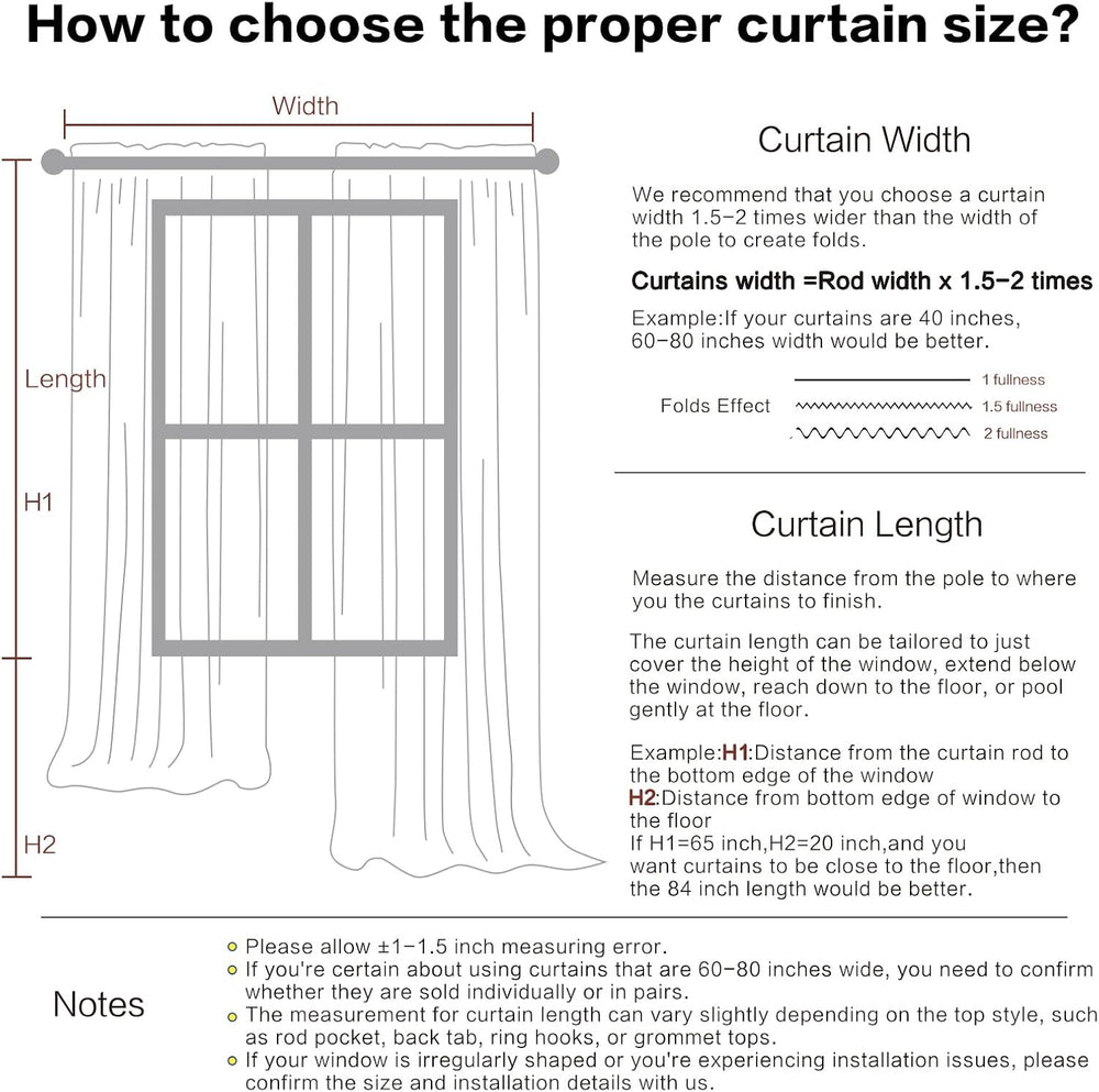 IVAPUPU Linen Pinch Pleated Blackout Curtains for Bedroom 102 Inch Long