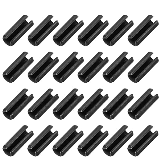MECCANIXITY 25Pcs Slotted Split Roll Pins 2/5 Inch Dia. 1 Inch Length 65Mn by MECCANIXITY