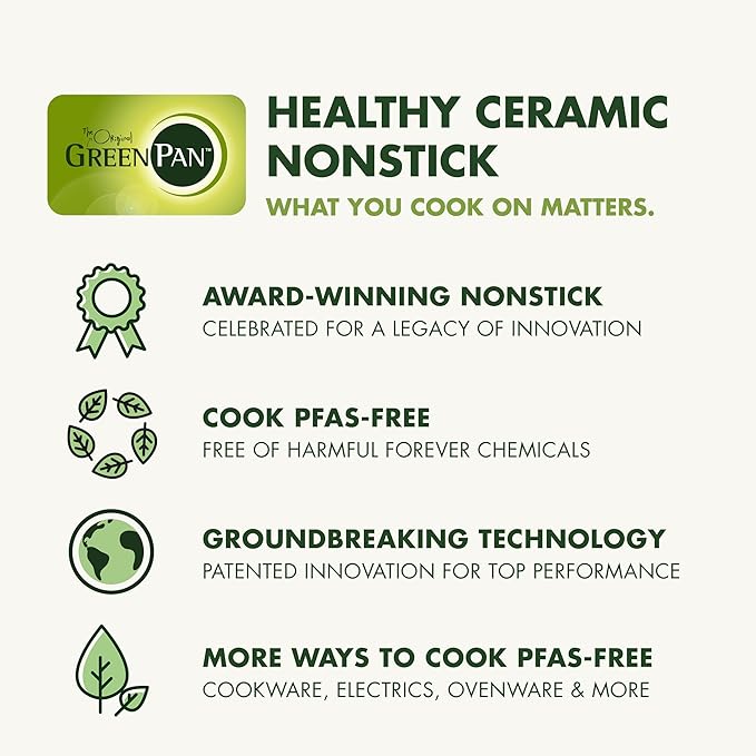 GreenPan Swift Healthy Ceramic Nonstick, Stainless Steel Handle, Dishwasher Safe - Image 8