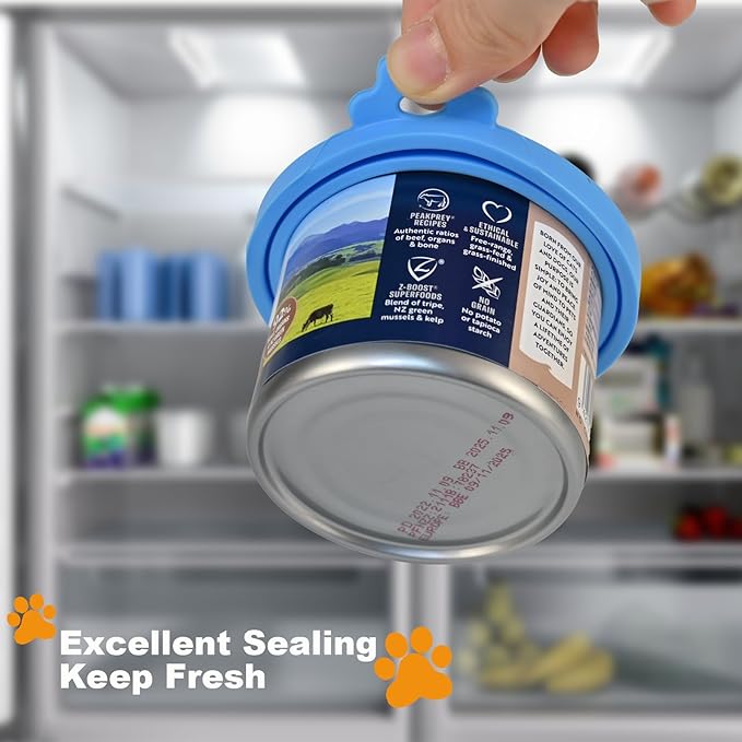 Yobbai 6 packs Pet Food Can Lids, Food Safe BPA-Free & Dishwasher Safe - Image 5