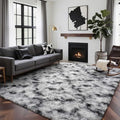 6x9 Ft Large Shag Rugs for Living Room Decor, Tie-Dyed Ultra Soft Fluffy Furry by Cuzwlovita