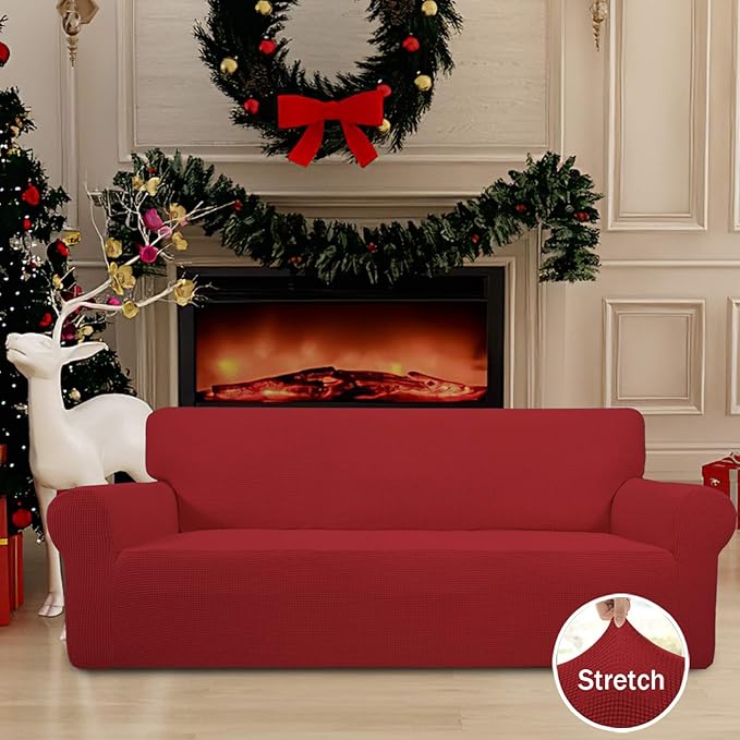 Easy-Going Stretch Sofa Slipcover 1-Piece Sofa Cover Furniture Protector Couch - Image 2