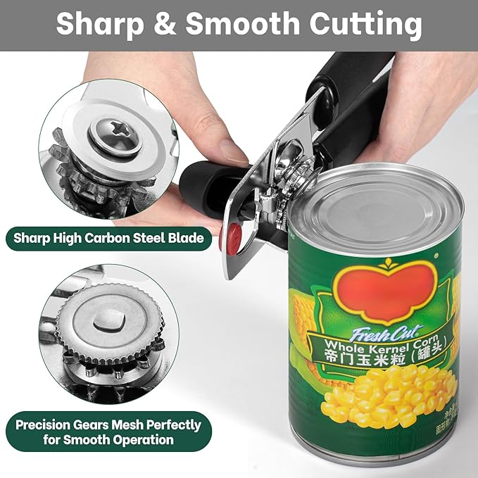Beneno Can Opener, Heavy Duty Manual Can Opener - Image 4