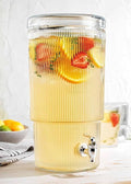 Glass Beverage Dispenser, 2.75 Gallon Capacity by MosJos