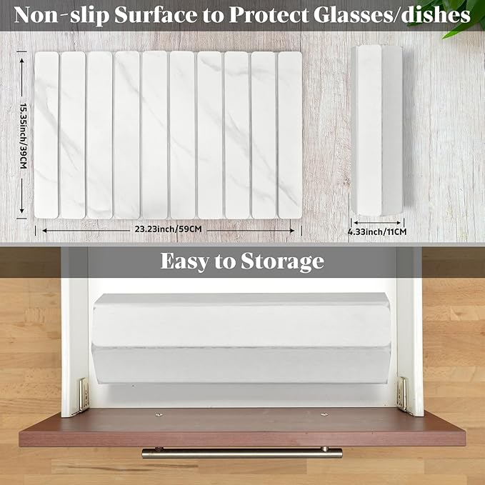 Large Stone Dish Drying Mats for Kitchen Counter, Eco-Friendly Absorbent - Image 4