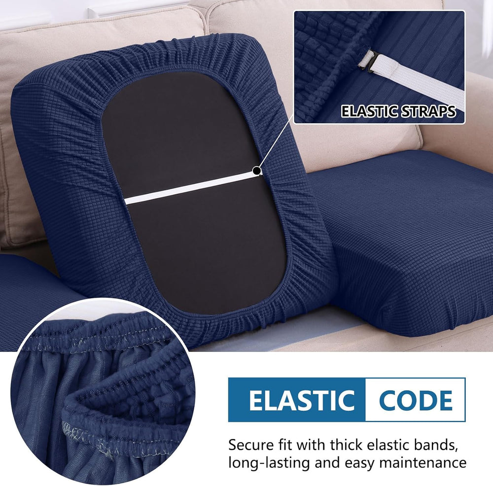 hyha Waterproof Couch Cushion Covers for Pets, Non Slip Sofa Seat Cover