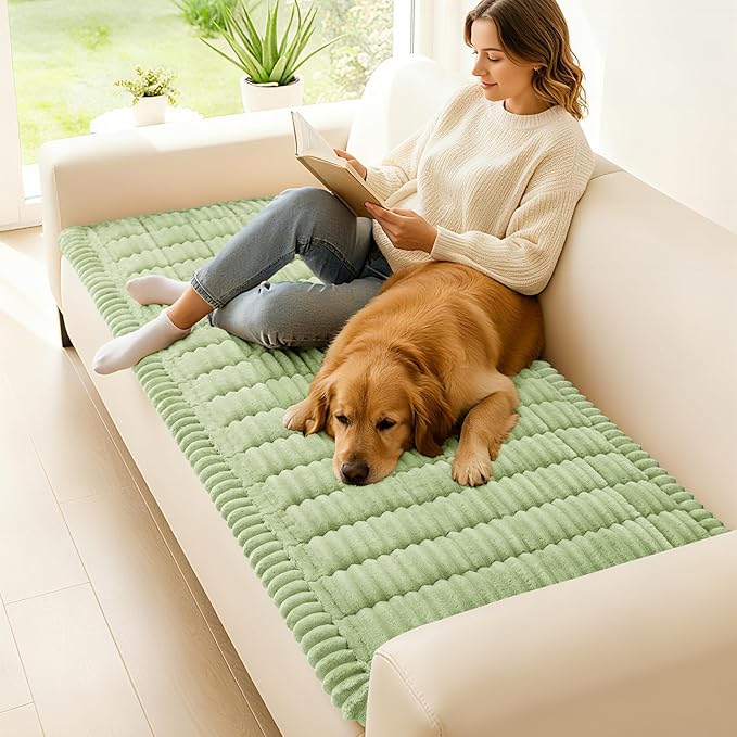 hyha Couch Covers for Dogs Washable, Non Slip Plush Dog Sofa Protectors - Image 2
