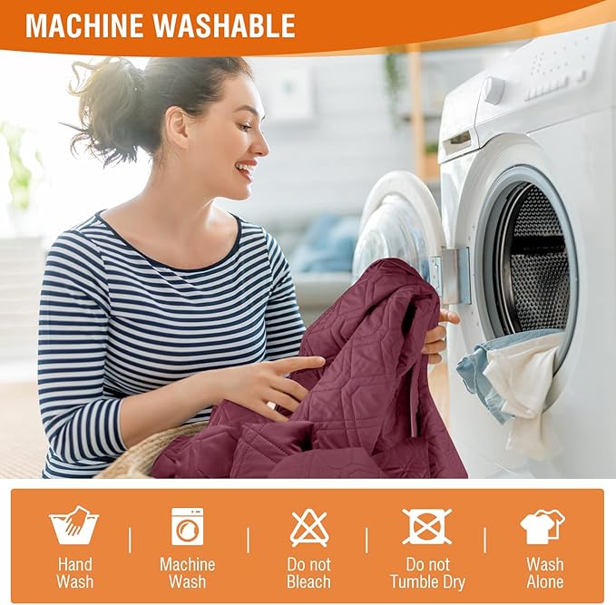 VANSOFY Waterproof Recliner Couch Covers, Sofa Covers 1-Piece Washable - Image 6