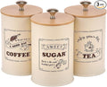 3 Pack Coffee Tea Sugar Container Set by Unknown