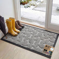 GORILLA GRIP 100% Waterproof All-Season WeatherMAX Doormat, US Designed Natural by GorillaGrip