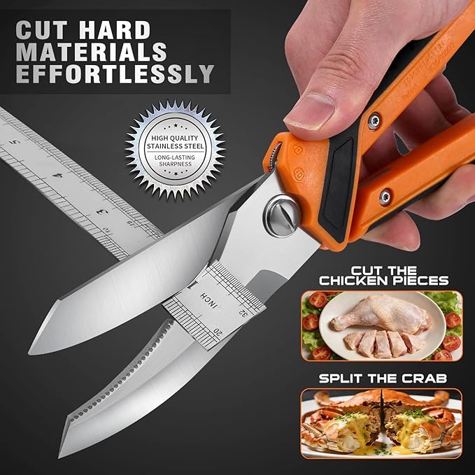 Chenovate® Heavy Duty Kitchen Scissors, Kitchen Shears - Image 4