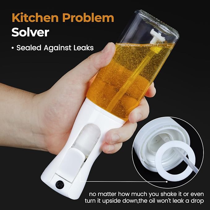 Glass Olive Oil Sprayer For Cooking, 2026 New Upgraded Powerful Even-Spray Oil - Image 5