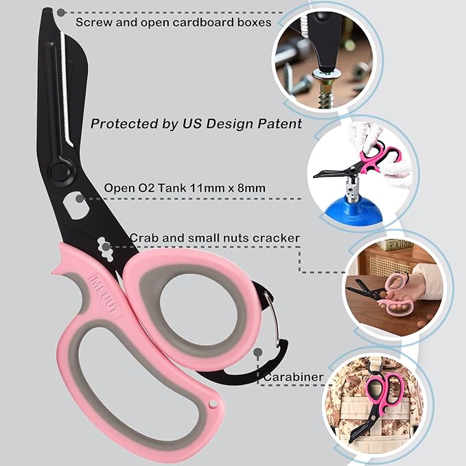 MEUUT 2 PCS All Purpose Scissor –7.5in Multi-Purpose Utility Scissors - Image 7