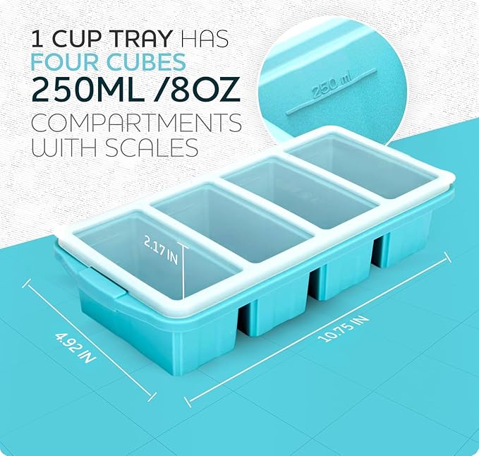 Silicone Freezer Tray With Lid - Image 6