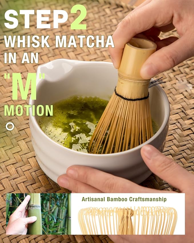 White Matcha Whisk Set - Image 6