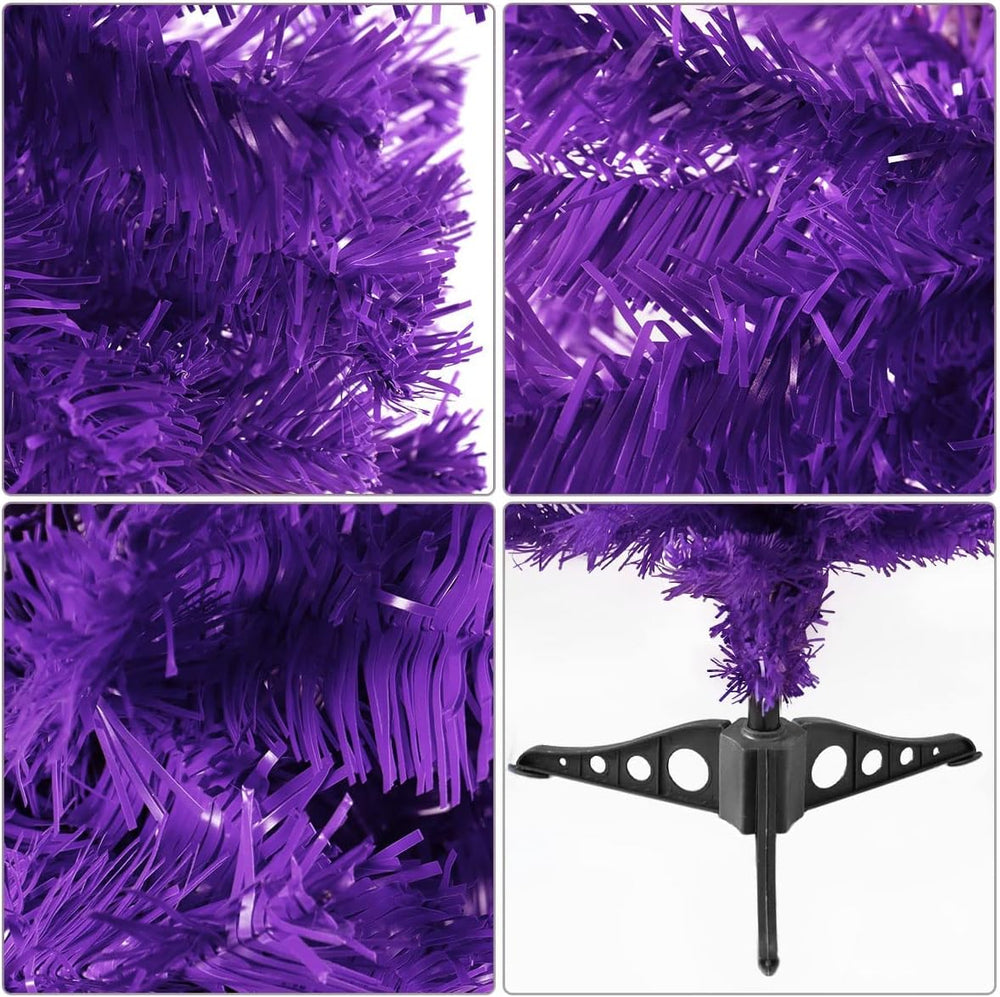 Artificial Christmas Tree, Halloween Tree PVC Leg Stand Base Foldable Xmas De...