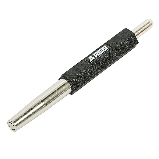 ARES 10115 – 6-Inch Trim Nail Punch – Black Nail Punch Drives Trim Nails While by ARESTool