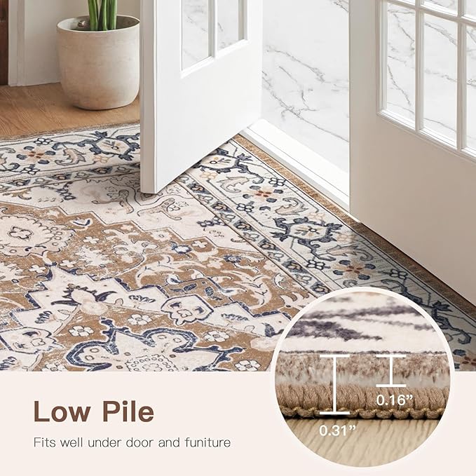 Lofus 9x12 Area Rugs for Living Room, Washable Area Rug, Rugs for Bedroom - Image 6