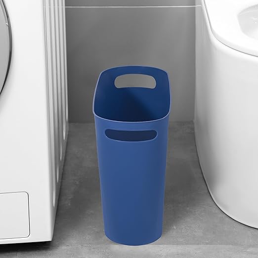 rejomiik Small Trash Can, 3.5 Gallon Slim Garbage Can Plastic Waste Basket - Image 3