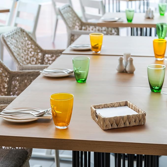 Napkin Holder for Table, Woven Water Hyacinth Napkin Holders For Paper Napkins - Image 5