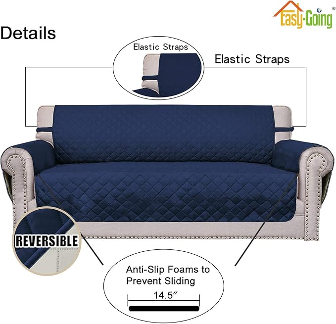 Easy-Going Reversible Oversized Couch Cover - Image 3