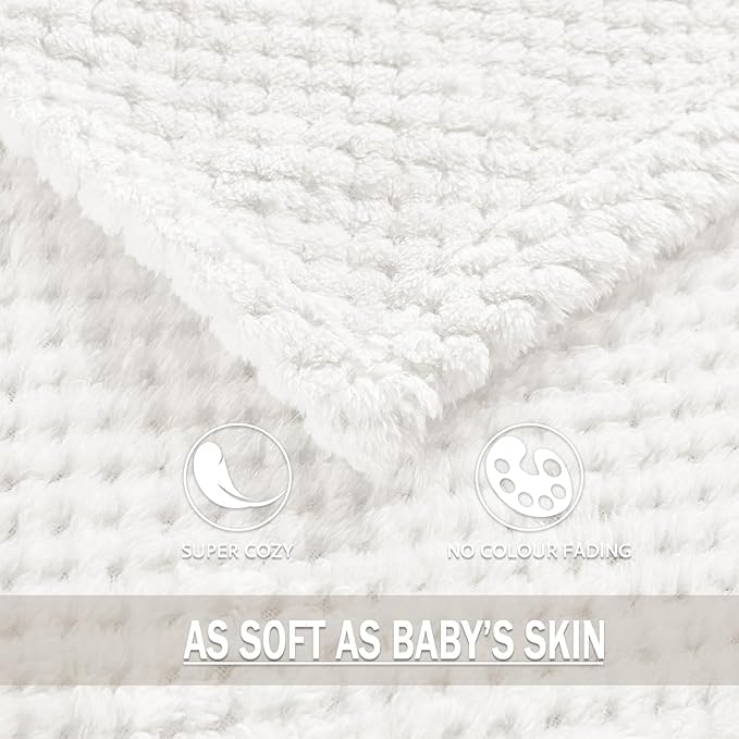 Exclusivo Mezcla Fleece Bed Blanket King Size, Super Soft and Warm Blankets - Image 8