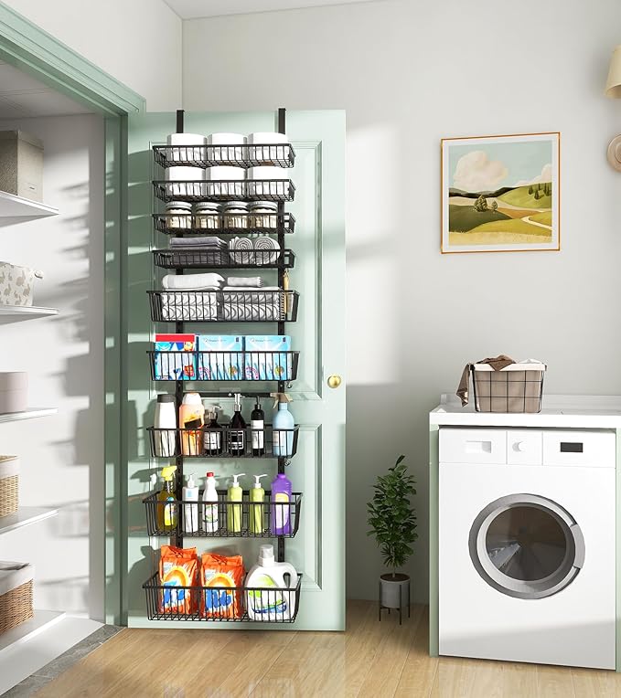 Mefirt 9-Tier Over The Door Pantry Organizer, Pantry Storage and Organization - Image 7