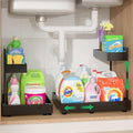 REALINN Expandable Under Sink Organizers and Storage, 2 Tier Under Cabinet by REALINN